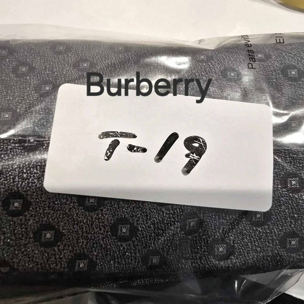 Burberry London Mens Silk Tie Purple Grey Geometric Medallion Made in England